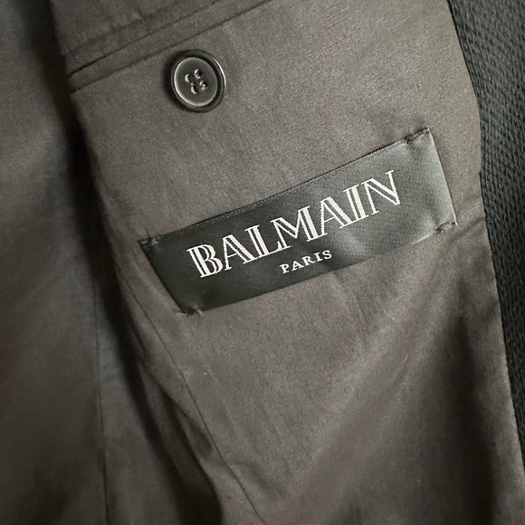 Balmain men’s black cotton jacket - Picture 5 of 8